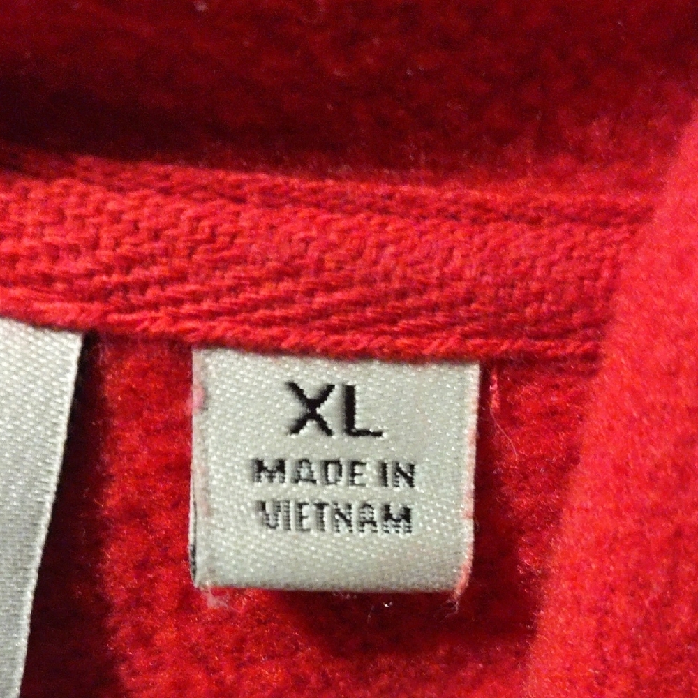 Vans Scarlet Hoodie with Black Checkered Logo - Picture 3 of 8